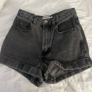 American Apparel Jean Shorts